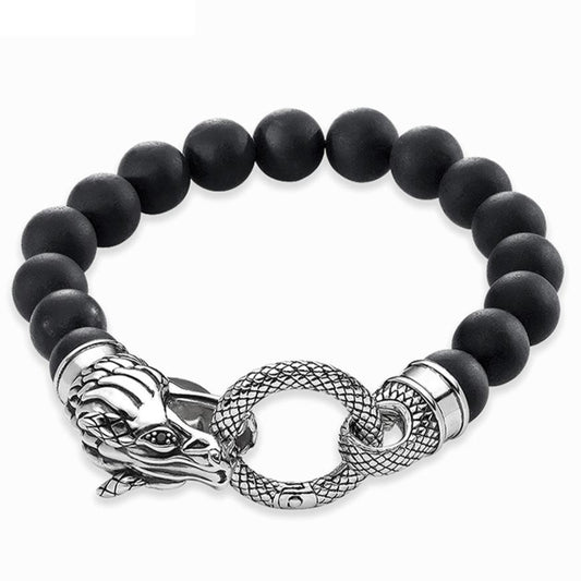 Dragon Beaded Bracelet / Sabo Style Beaded Bracelets for Men
