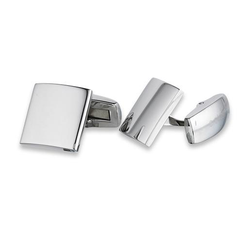Stainless Steel Square High Polish Cufflinks