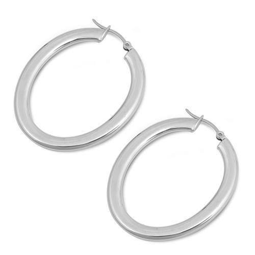 Stainless Steel Hoop Earrings