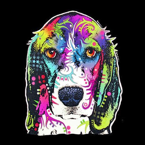 Badass Jewelry Beagle Ladies' Black T-shirt