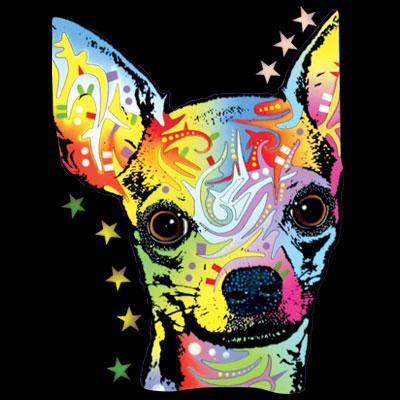 Badass Jewelry Chihuahua Ladies' Black T-shirt