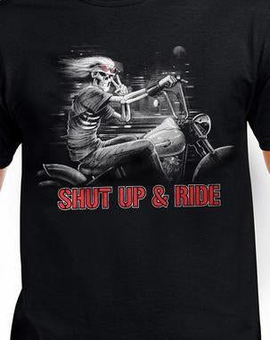 Badass Jewelry Freedom Rider Men's Black T-shirt
