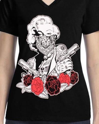 Badass Jewelry MM Artist Ladies' Black T-shirt