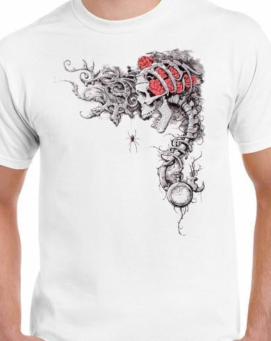 Badass Jewelry Time Keeper Men's White T-shirt