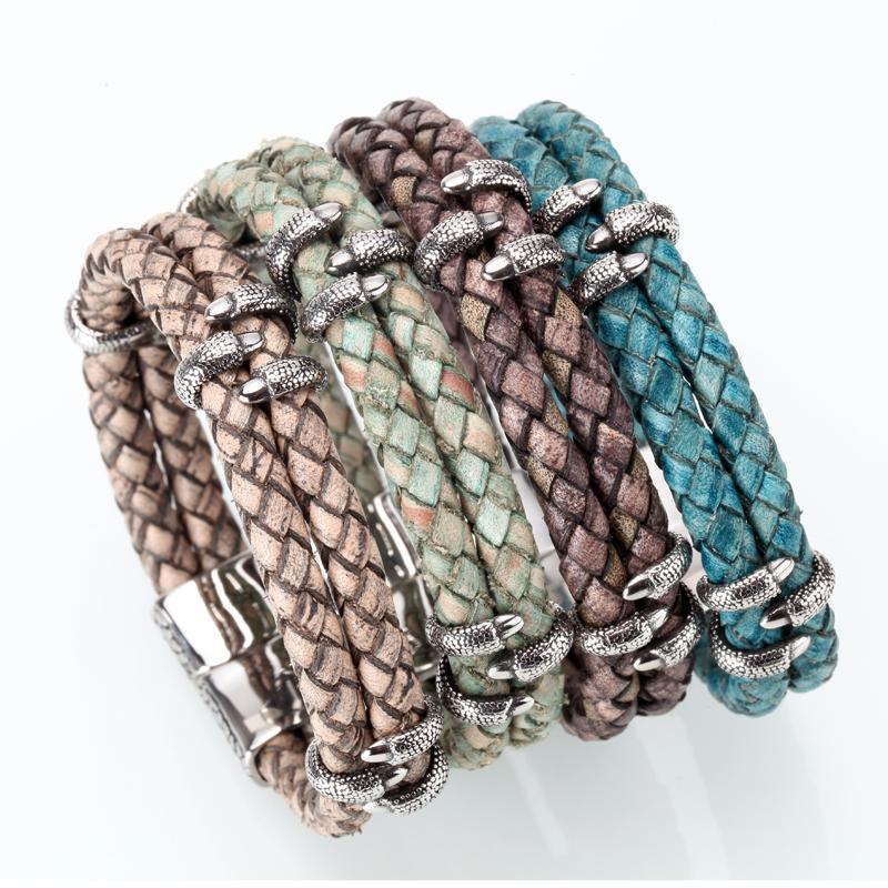 Dragon's Claw Leather Bracelet