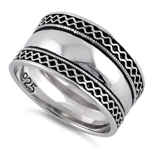 Sterling Silver Bali Design Ring