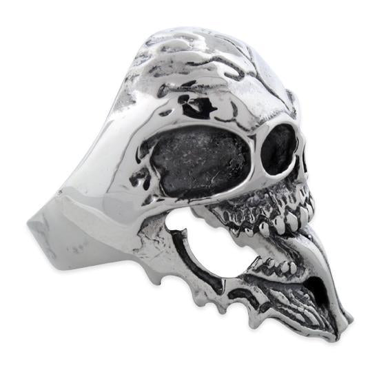 Sterling Silver Exotic Skull Ring