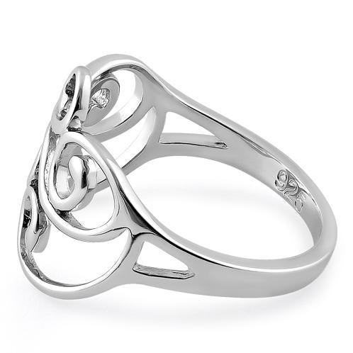 Sterling Silver Swirl Ring