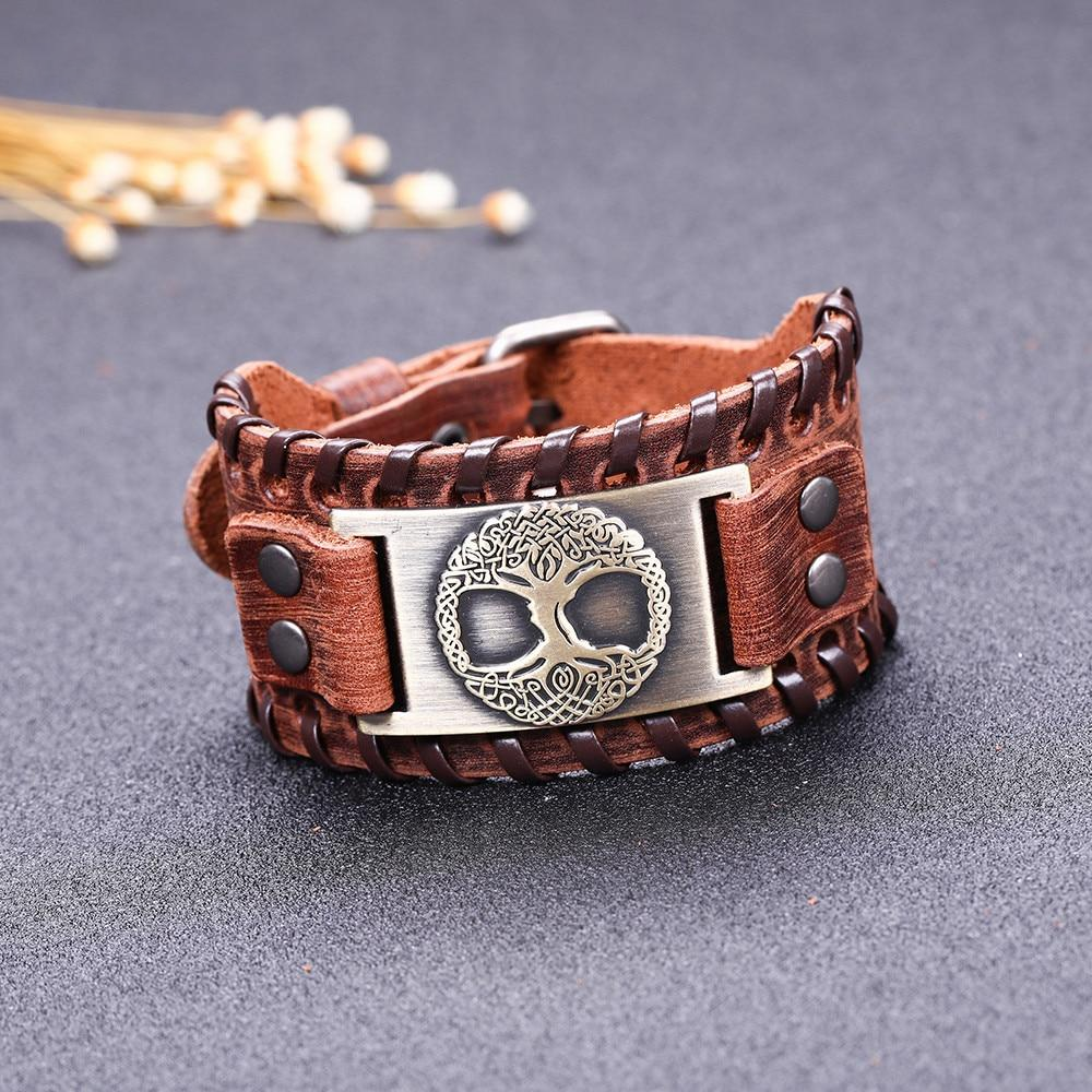 Tree of Life Leather Bracelet