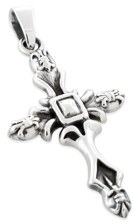 Sterling Silver Antique Cross Pendant