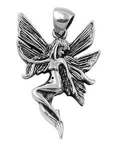 Sterling Silver Fairy Pendant