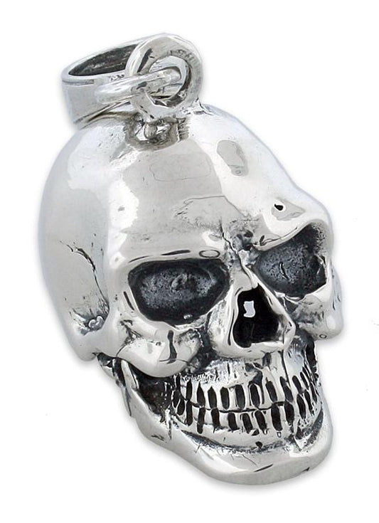 Sterling Silver Skull Pendant