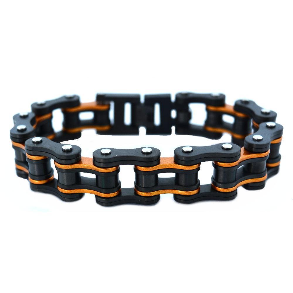 New 3/4" Wide Gunmetal Finish with Beryllium Orange