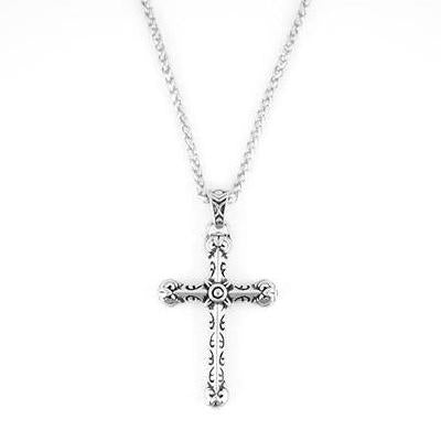 Gents Tribal Cross  Stainless Steel Christian Motorcycle Jewelry $45.00