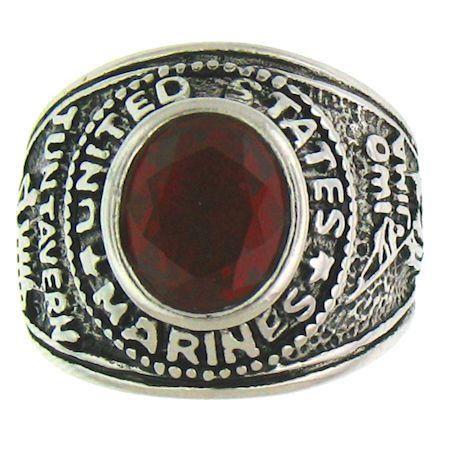Women's United States (U.S.) Marine Corp Military Ring (Stainless Steel)