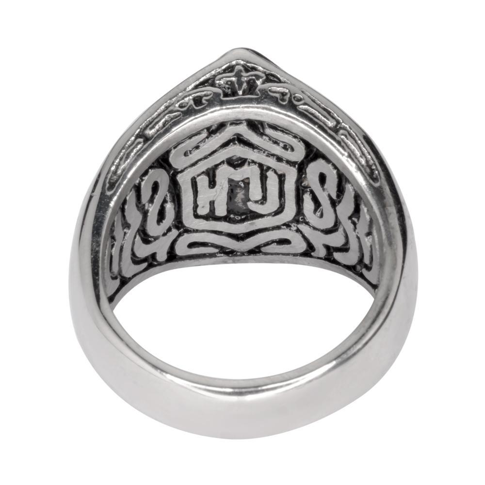 3% Ring Stainless Steel Motorcycle Biker Jewelry