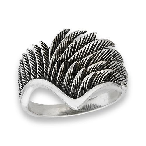 S925 Ornate Wing Ring (925 Sterling Silver)