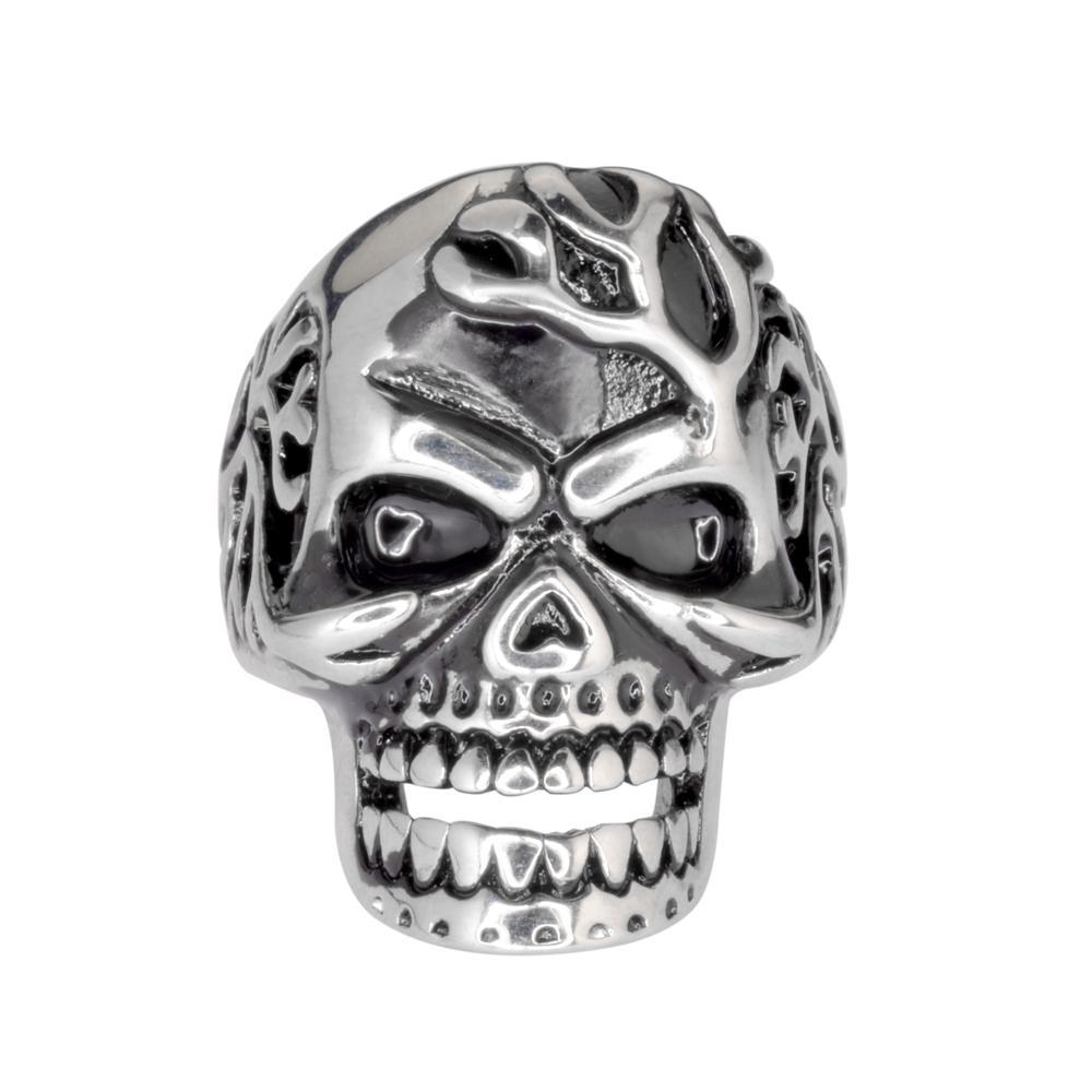 Gents Mad Man Vein Popping Ring Stainless Steel Motorcycle Biker Jewelry