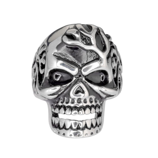 Gents Mad Man Vein Popping Ring Stainless Steel Motorcycle Biker Jewelry