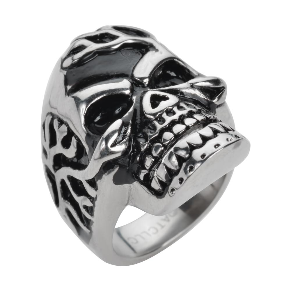 Gents Mad Man Vein Popping Ring Stainless Steel Motorcycle Biker Jewelry