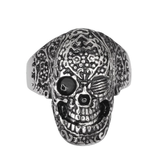 Gents Tattoo's Gone Wild Ring Stainless Steel Motorcycle Biker Jewelry