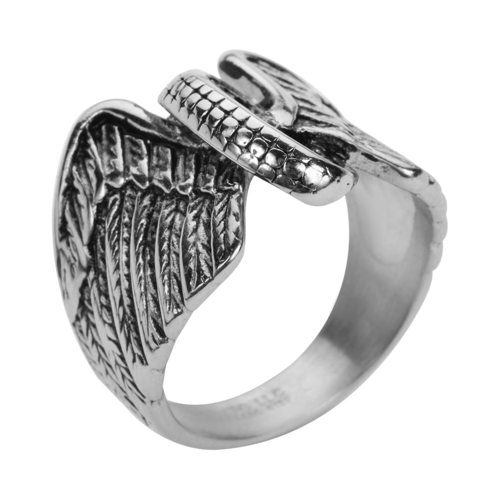 Gents Keep Us Safe Ring Stainless Steel Motorcycle Biker Jewelry
