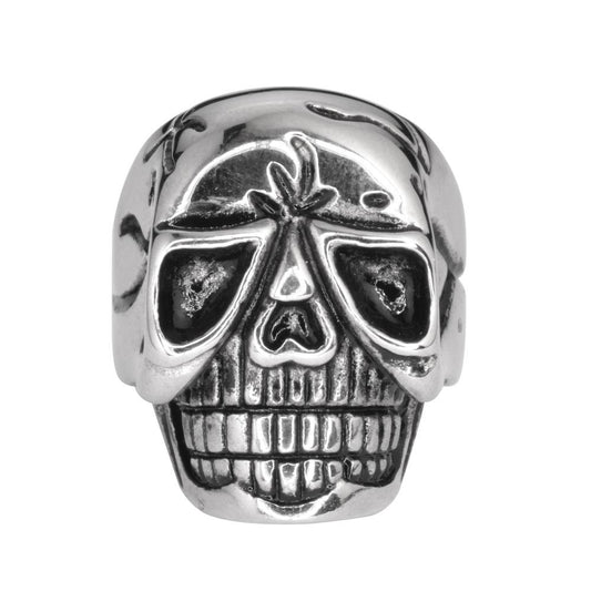 Gents Alien Ring Stainless Steel Motorcycle Biker Jewelry