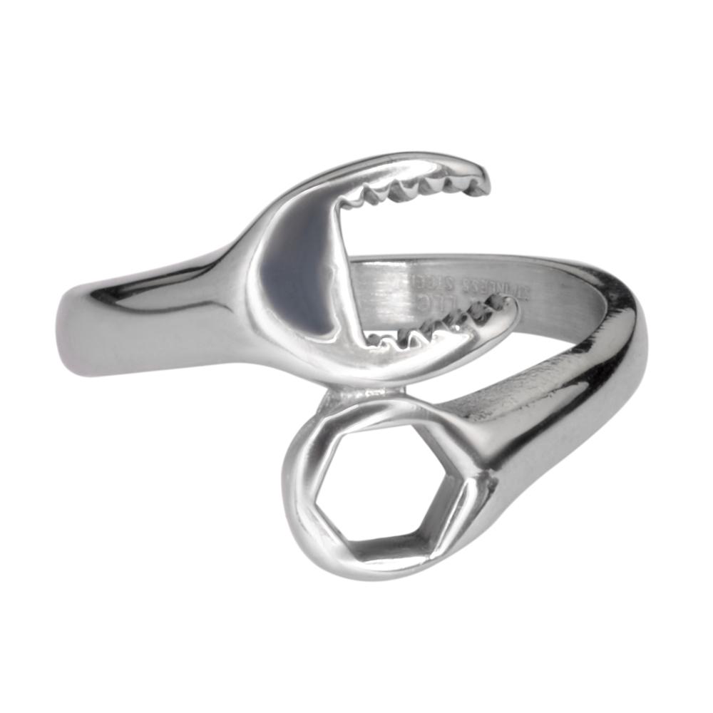 Women's Wrench Ring Stainless Steel Motorcycle Jewelry5 9