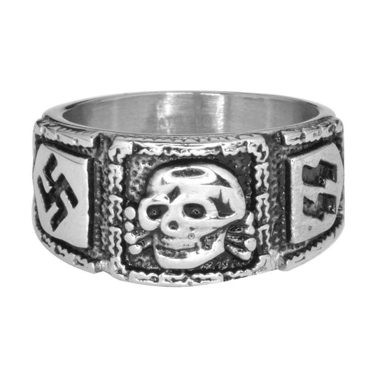 World War II Ring Replica Stainless Steel Motorcycle Jewelry