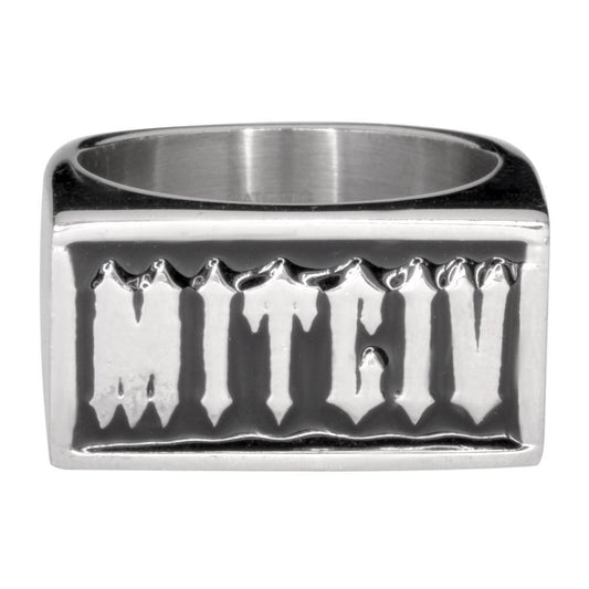 Gents Victim Ring Knock Out Forehead Stamp Stainless Steel Motorcycle Biker Jewelry