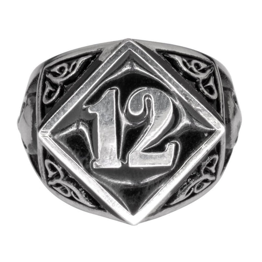 12 Ring Stainless Steel Motorcycle Biker Jewelry