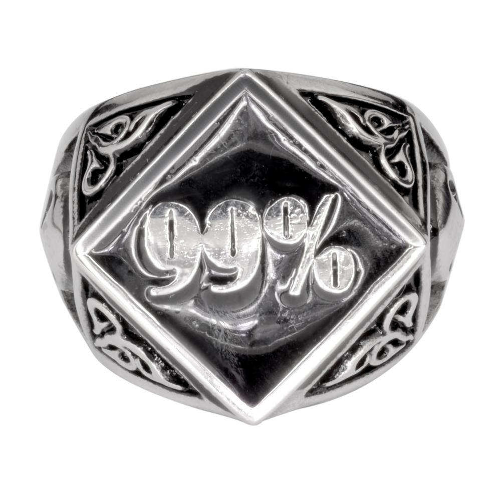 99% Ring Stainless Steel Motorcycle Biker Jewelry