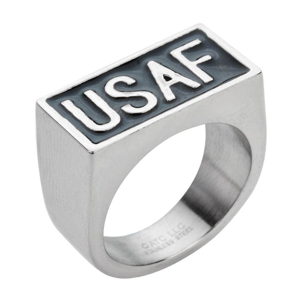 Gents USAF Ring 316L Stainless Steel Military Jewelry