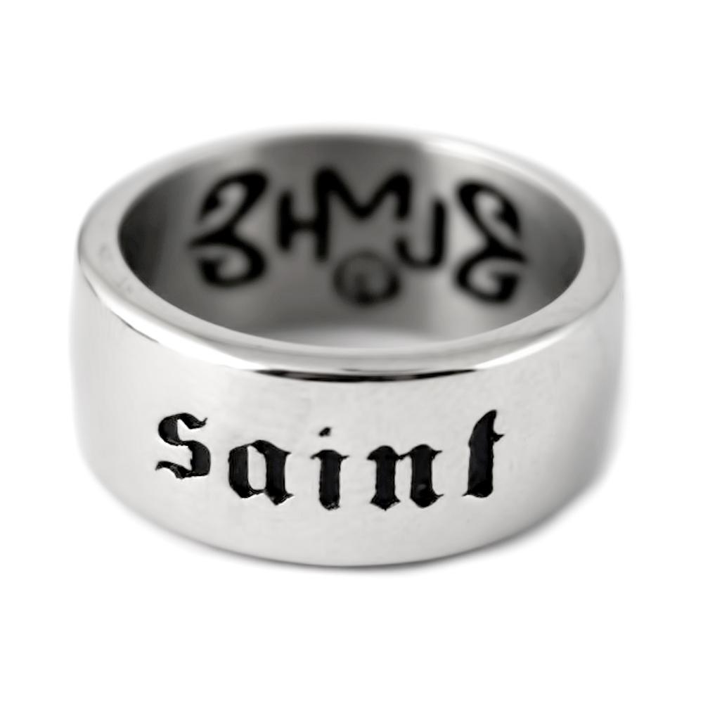 Unisex Saint Ring Stainless Steel Motorcycle Biker Christian Ring7 15