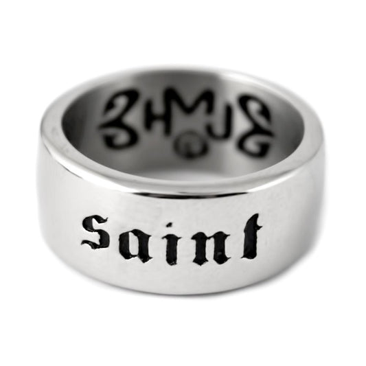 Unisex Saint Ring Stainless Steel Motorcycle Biker Christian Ring7 15
