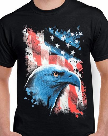 Badass Jewelry American Icon Men's Black T-shirt