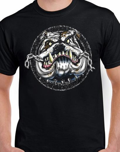 Badass Jewelry Chewing Chain Men's Black T-shirt