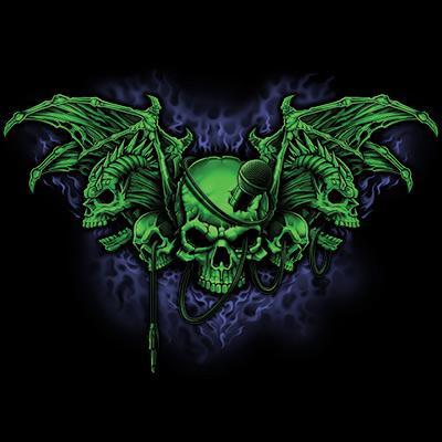 Badass Jewelry Demon Wings Men's Black T-shirt