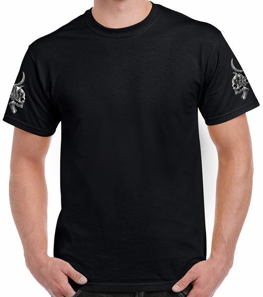 Badass Jewelry Feathered Fury Men's Black T-shirt