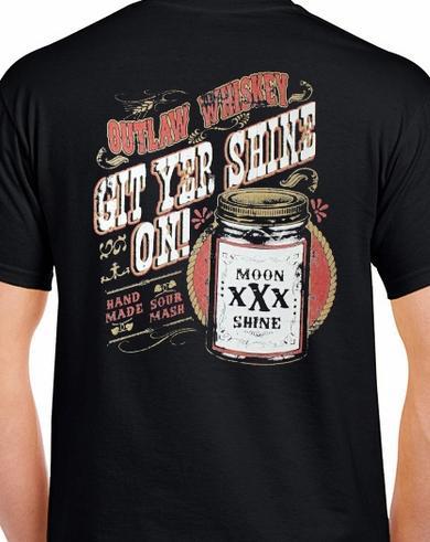 Badass Jewelry Get Yer Shine On Men's Black T-shirt