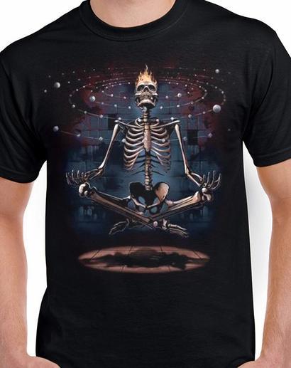 Badass Jewelry Meditation Men's Black T-shirt