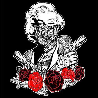 Badass Jewelry MM Artist Ladies' Black T-shirt