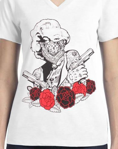 Badass Jewelry MM Artist Ladies' White T-shirt
