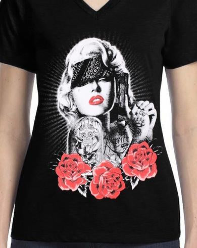 Badass Jewelry MM Pain Ladies' Black T-shirt