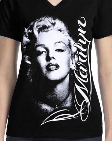Badass Jewelry MM Portrait Pose Ladies' Black T-shirt