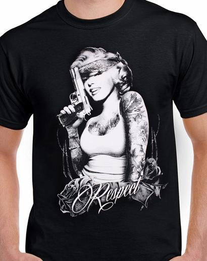 Badass Jewelry MM Respect Men's Black T-shirt