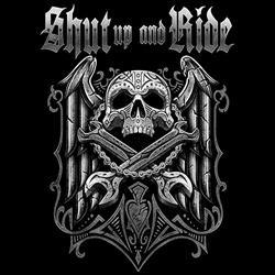 Badass Jewelry Shut Up & Ride Men's Black T-shirt