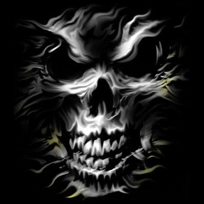 Badass Jewelry Silver Skull Men's Black T-shirt
