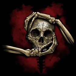 Badass Jewelry Skull Hands Men's Black T-shirt