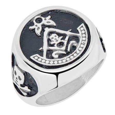 Skull Masonic Ring (Stainless Steel)